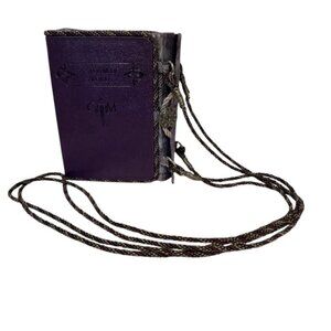 BeeZ by Scranton BAG A STORM OF SWORDS BOOK UPCYCLED PURSE PURPLE CROSSBODY OOAK